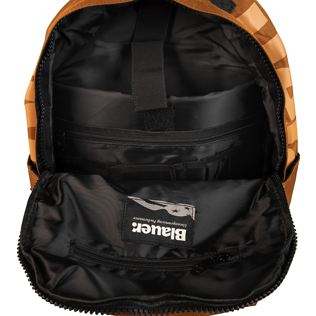 ZAINO UOMO BLAUER CON LOGO E TASCHE MULTIUSO - COL. CAMMELLO