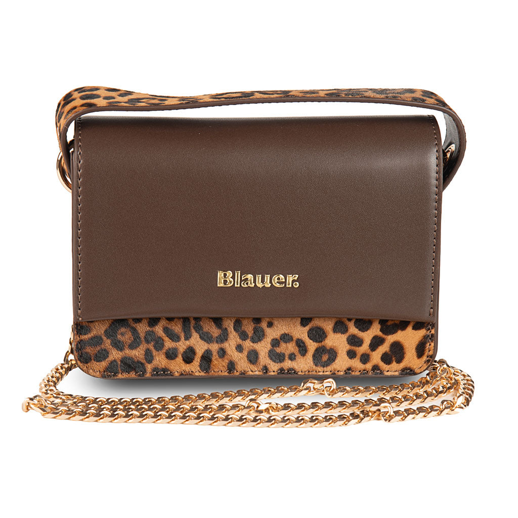 TRACOLLA DONNA BLAUER CON FANTASIA ANIMALIER - COL. LEOPARD