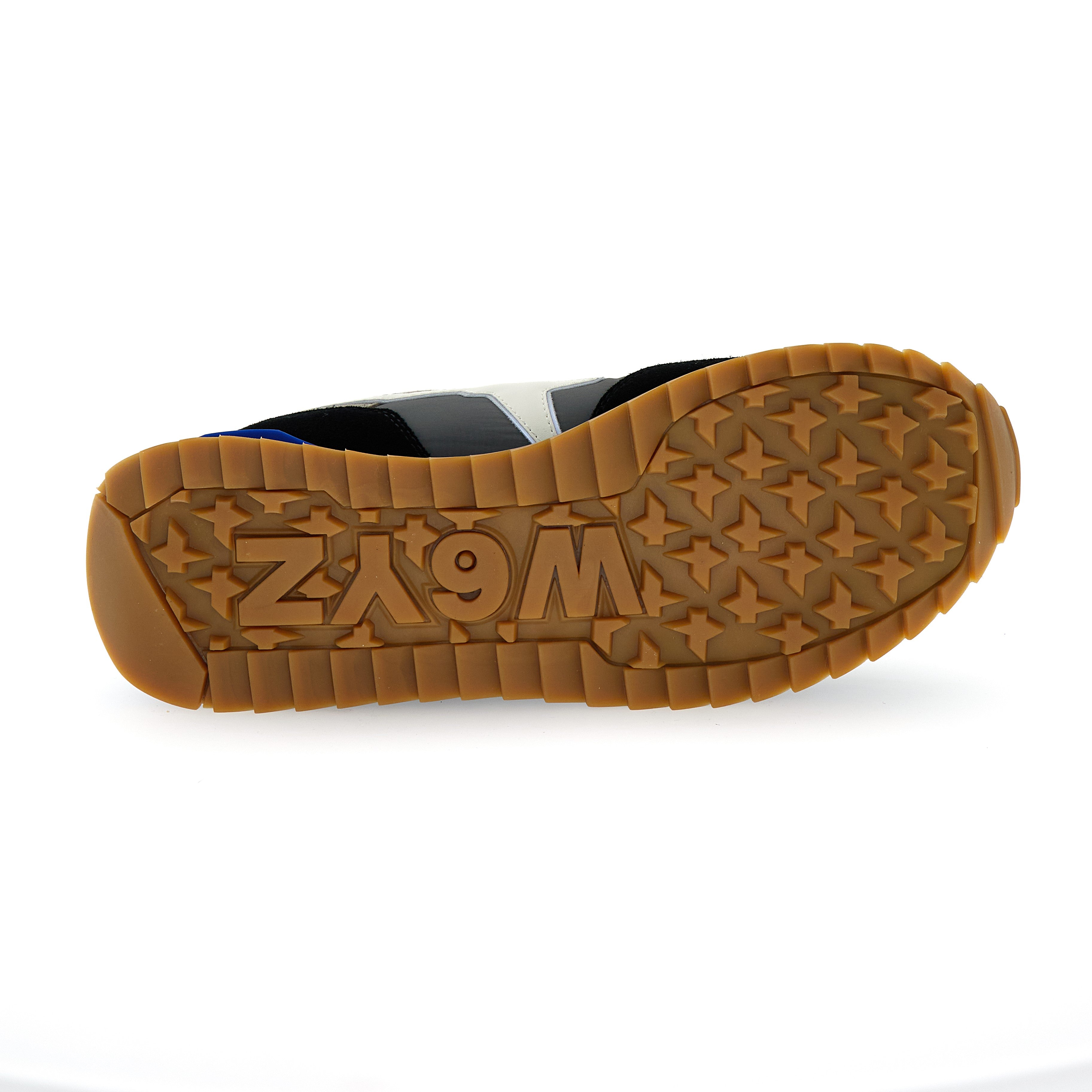 SNEAKERS UOMO W6YZ MOD. "YAK" - COL. NERO / GRIGIO