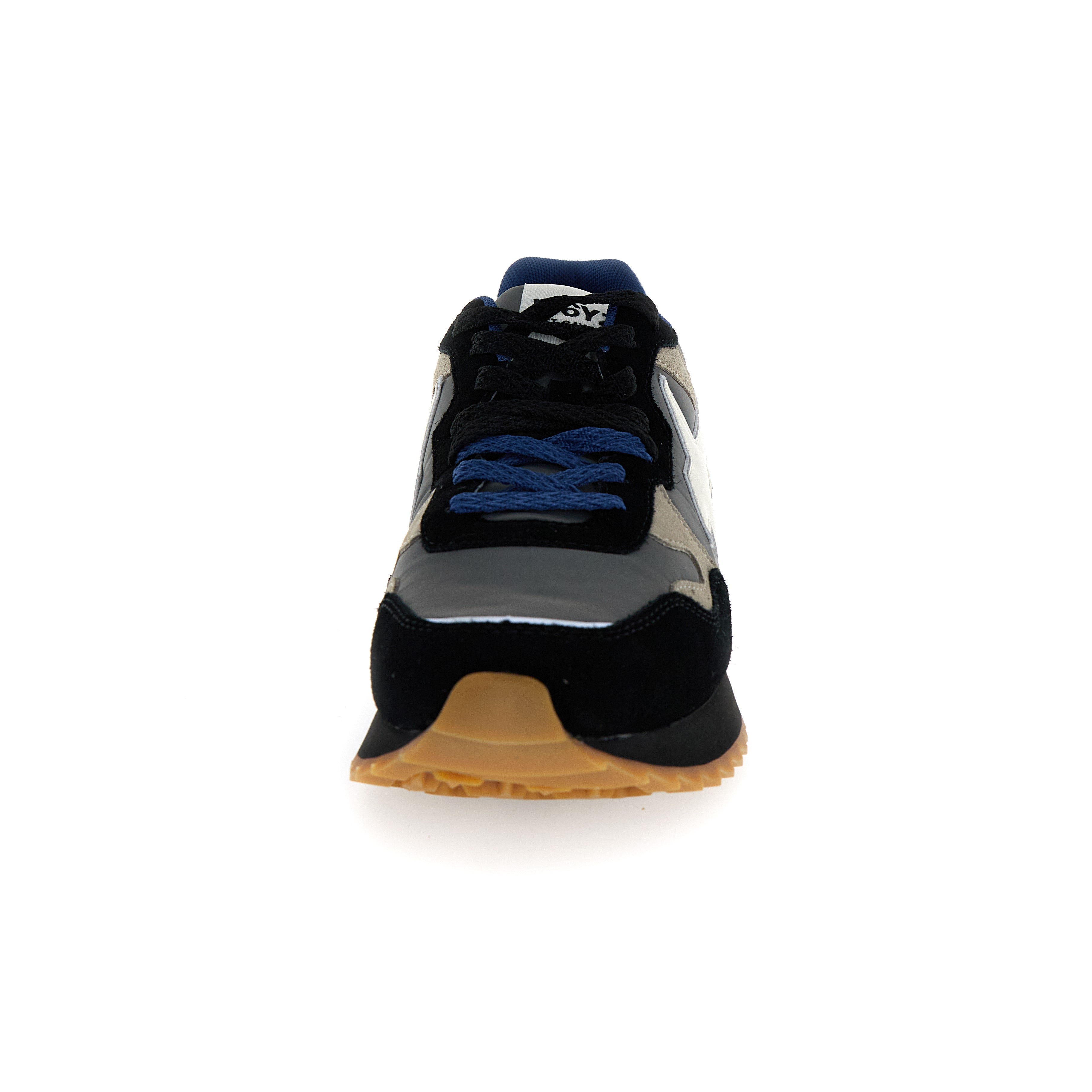 SNEAKERS UOMO W6YZ MOD. "YAK" - COL. NERO / GRIGIO