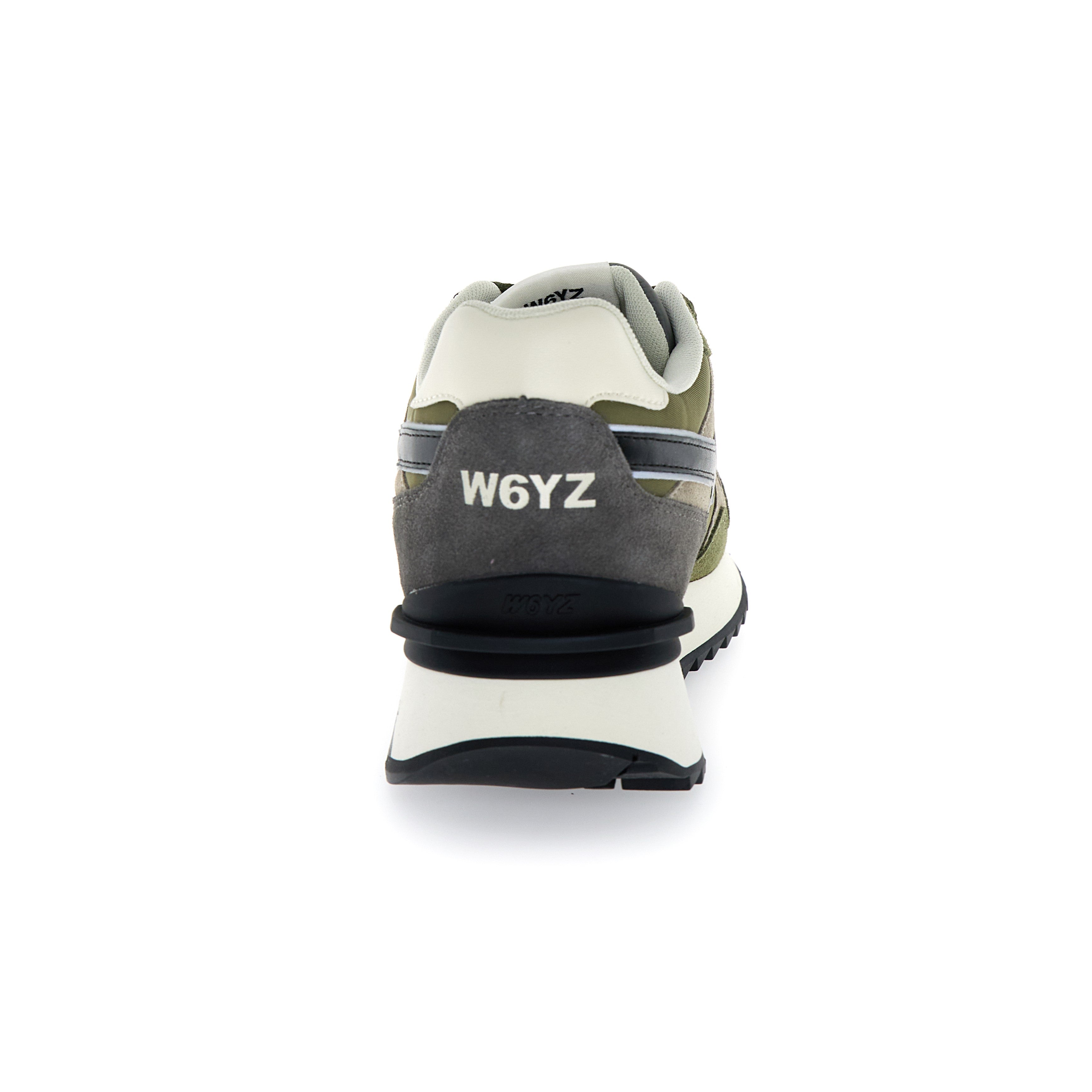 SNEAKERS UOMO W6YZ MOD. "YAK" - COL. MILITARE / GRIGIO