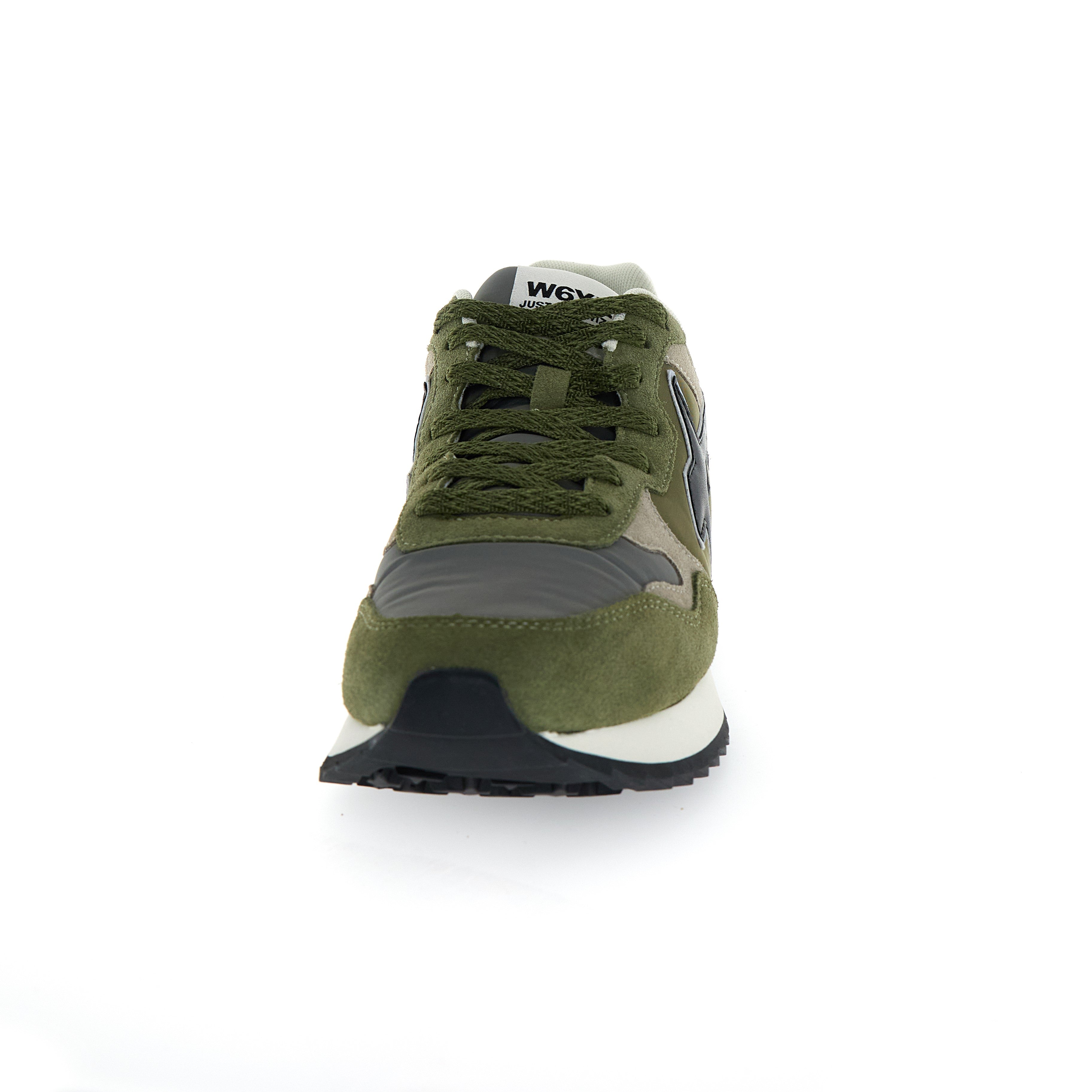SNEAKERS UOMO W6YZ MOD. "YAK" - COL. MILITARE / GRIGIO