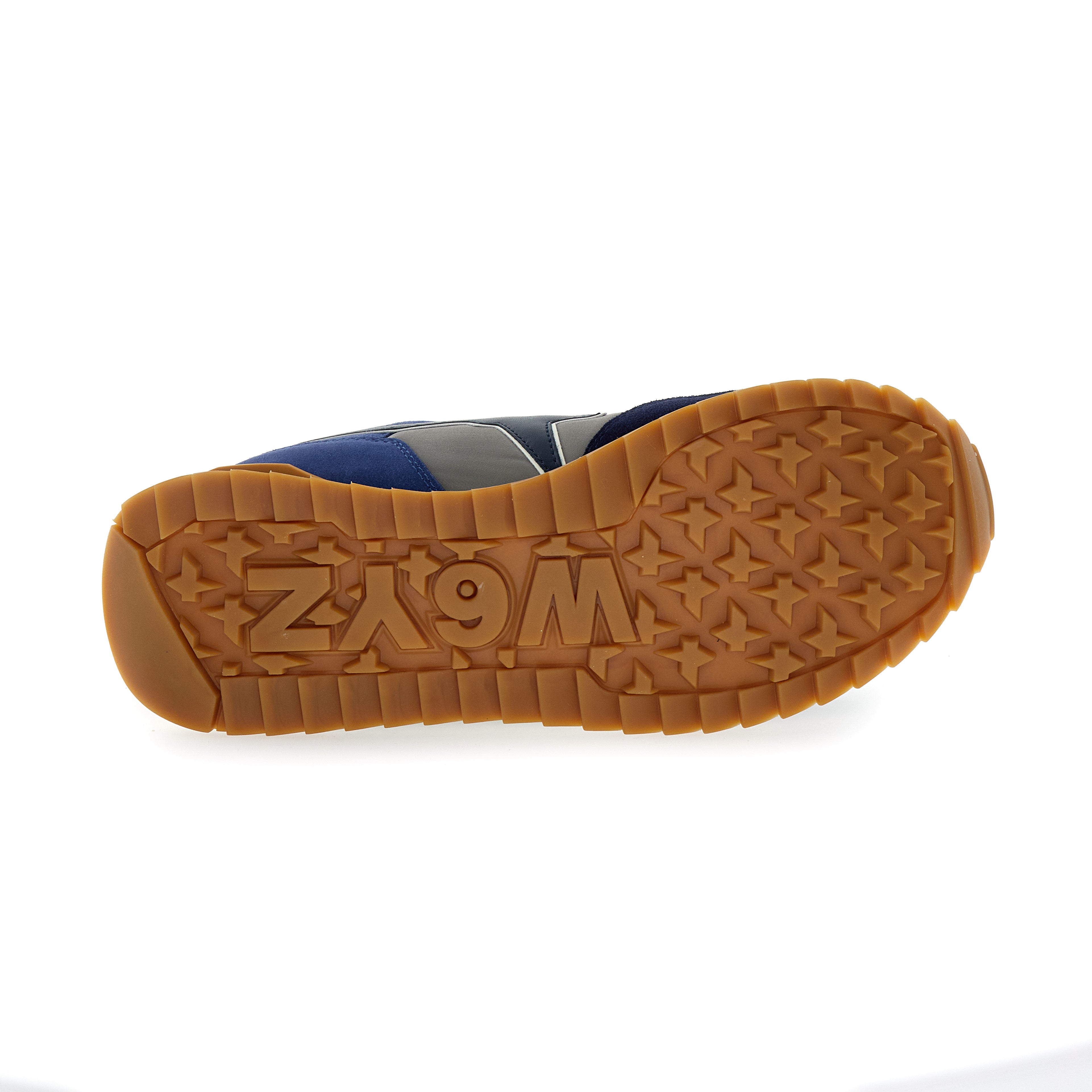 SNEAKERS UOMO W6YZ MOD. "YAK" - COL. BLU / GRIGIO