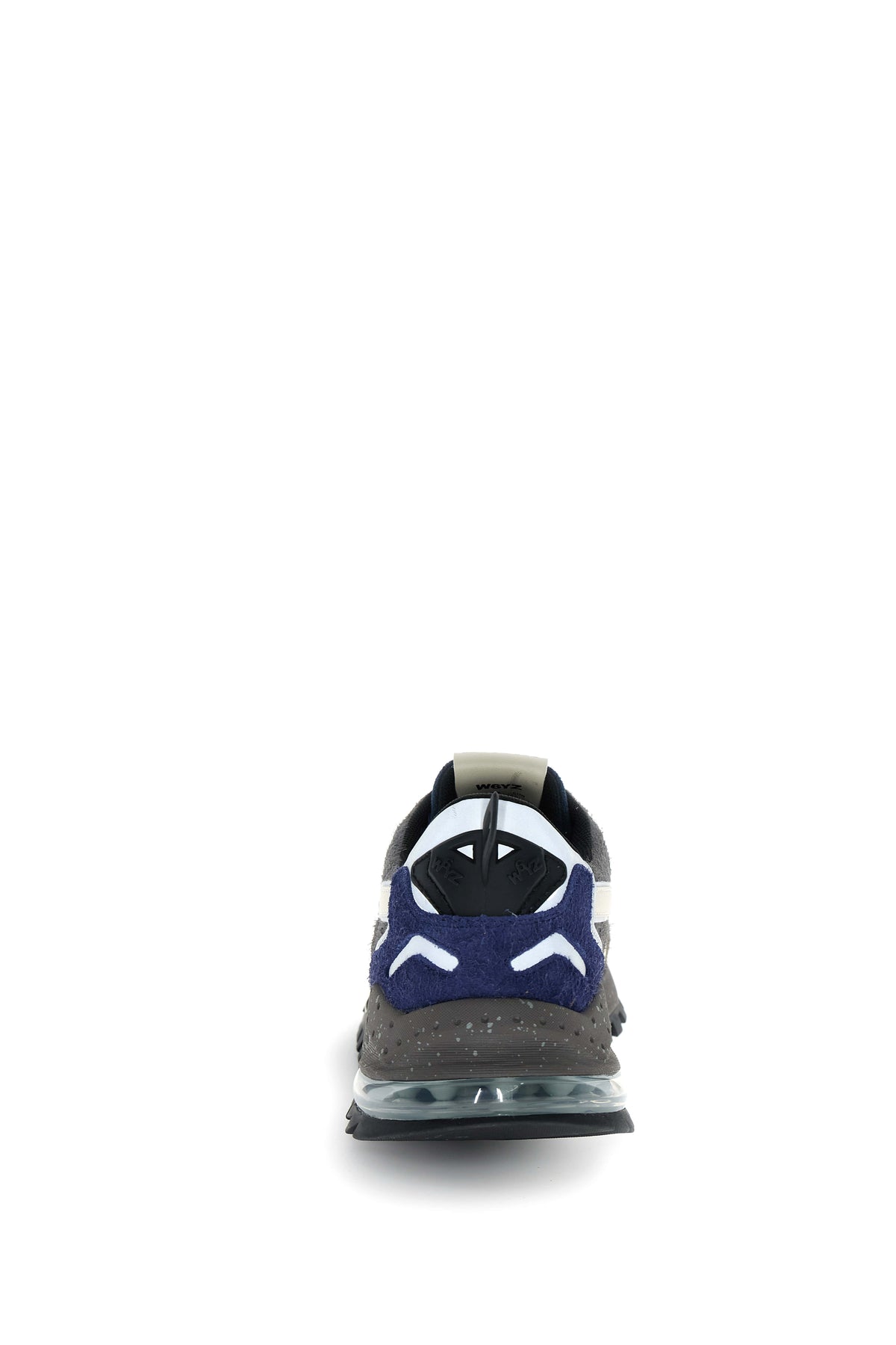SNEAKERS UOMO W6YZ MOD. "BREEZE" IN SUEDE E TESSUTO SINTETICO - COL. MARRONE CHIARO / BLU / BIANCO