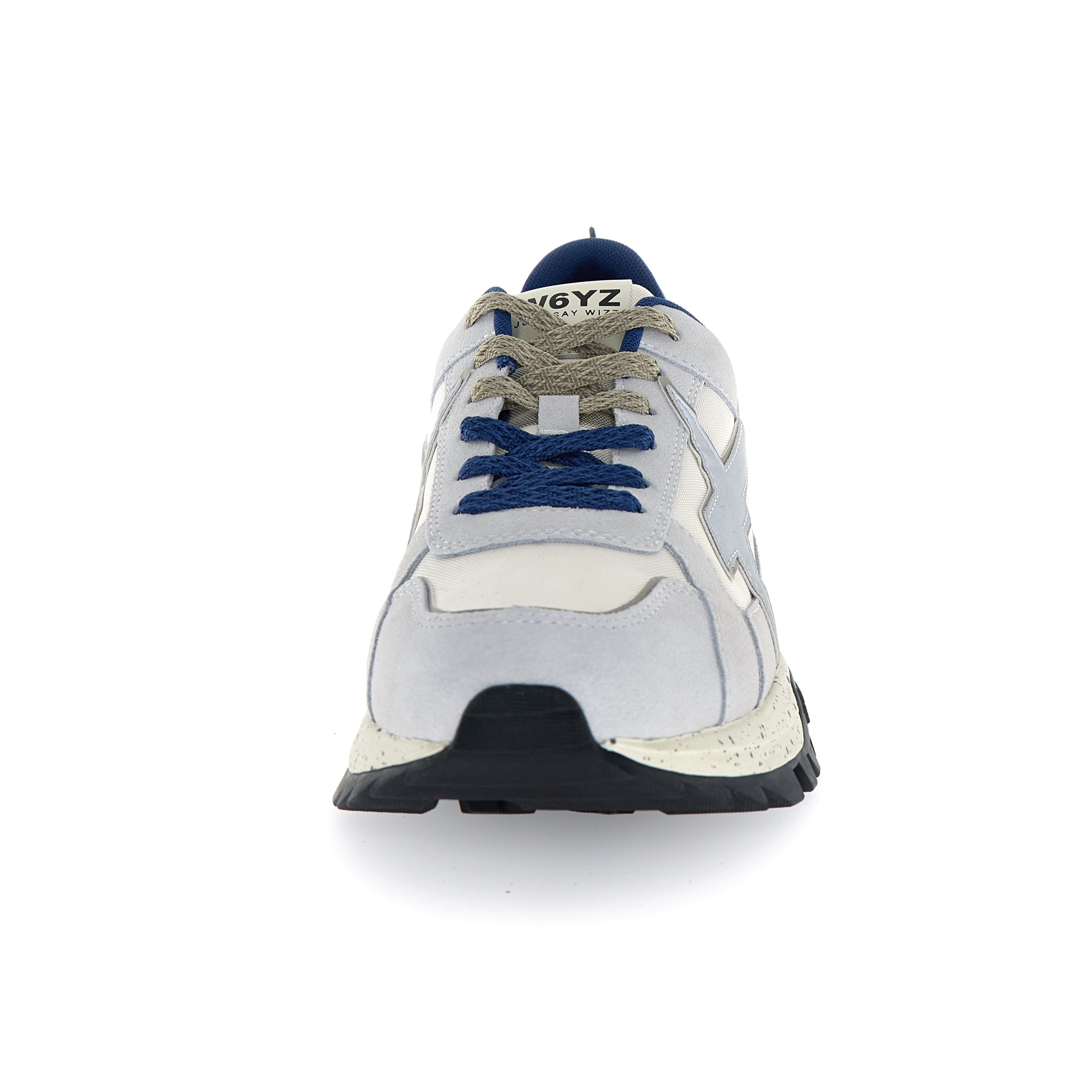SNEAKERS UOMO W6YZ MOD. "BREEZE" - COL. CREMA / GRIGIO