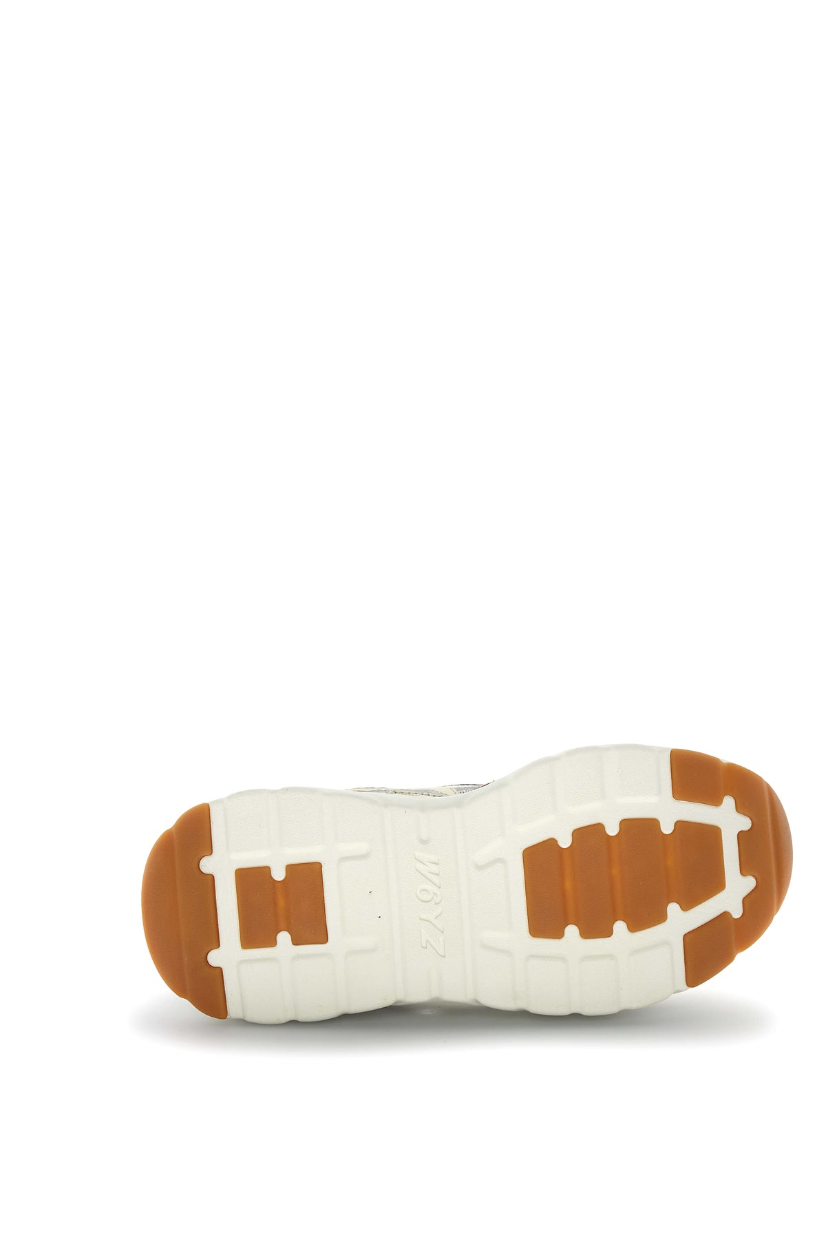 SNEAKERS DONNA W6YZ MOD. "MIA" IN PELLE E TESSUTO - COL. TORTORA / ORO