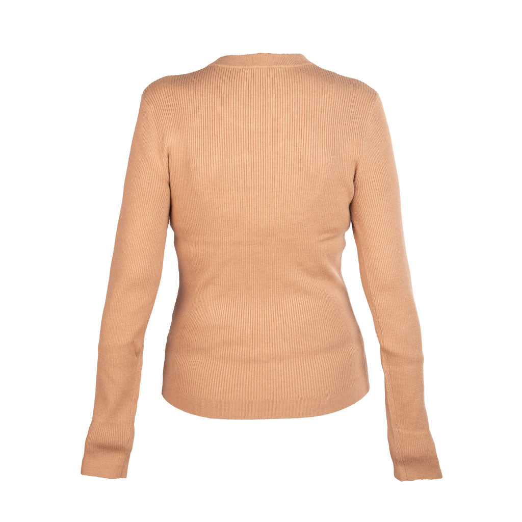 MAGLIA DONNA A COSTINE CON LOGO - Colori disponibili: 2