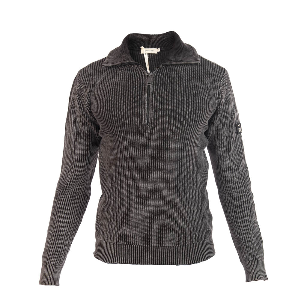 MAGLIA UOMO GIANNI LUPO A COSTE CON COLLO IN PIEDI - Colori disponibili: 2
