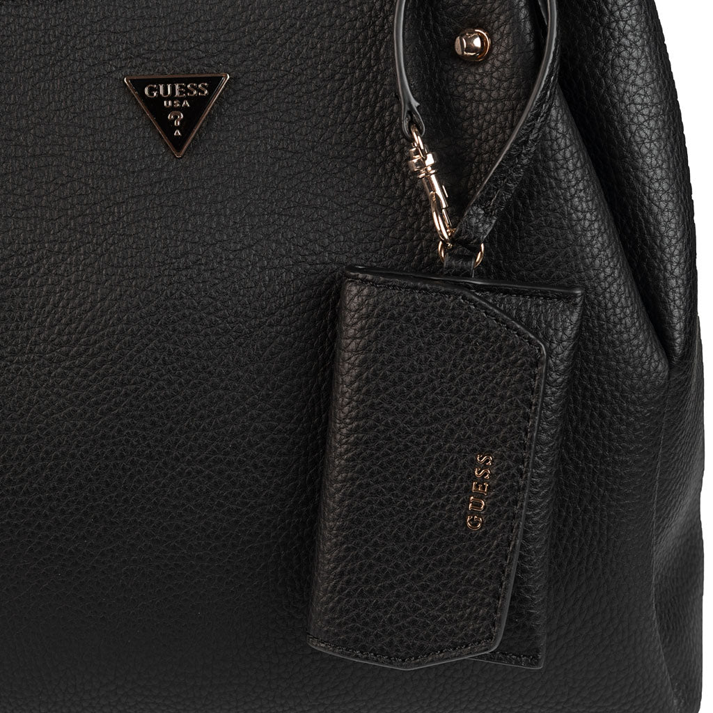 BORSA DONNA GUESS IN ECOPELLE CON POCHETTE - COL. NERO