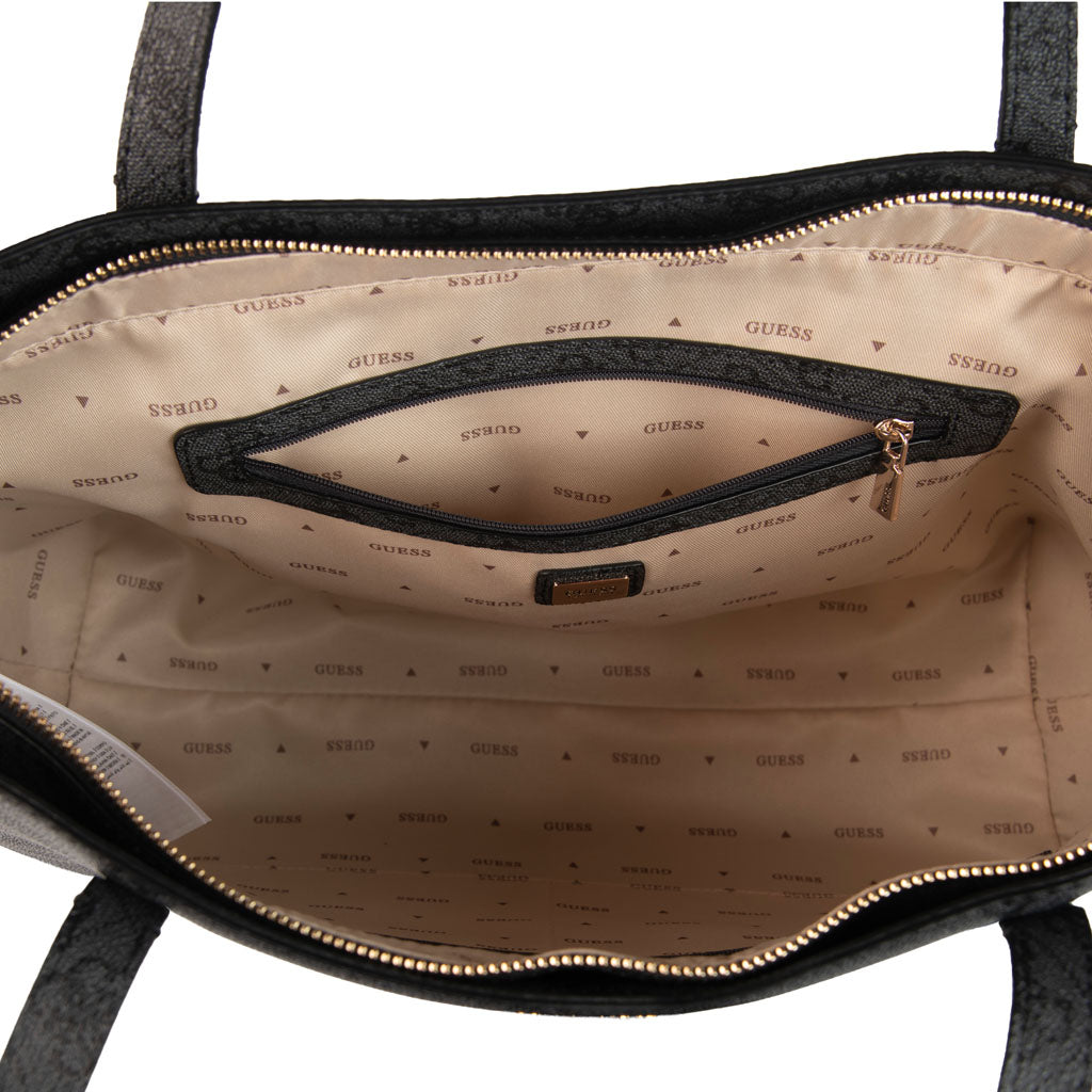 SHOPPER DONNA GUESS MOD. "BRENTON" IN ECOPELLE - COL. GRIGIO SCURO