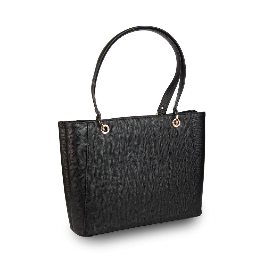 SHOPPER DONNA GUESS MOD. "NOELLE" SAFFIANO - COL. NERO