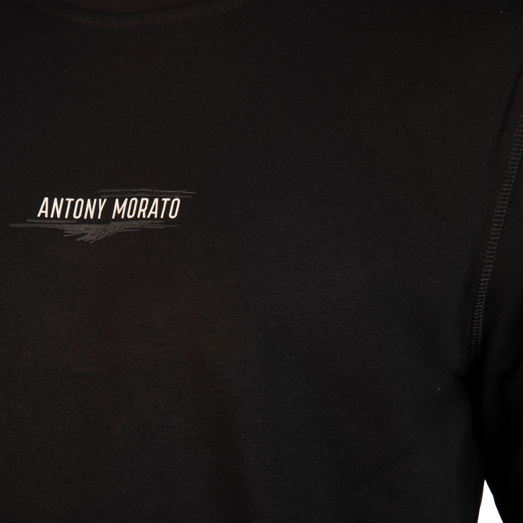 FELPA UOMO ANTONY MORATO REGULAR FIT CON STAMPA TIGRE POSTERIORE - COL. NERO