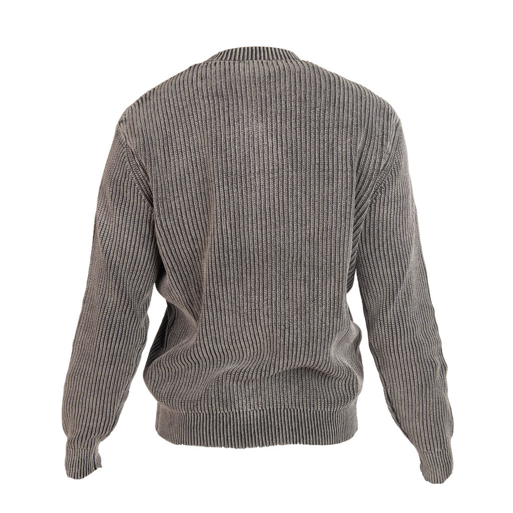 MAGLIAUOMO LIU JO CON SCOLLO A V IN MAGLIA DI MISTO COTONE - COL. GRIGIO