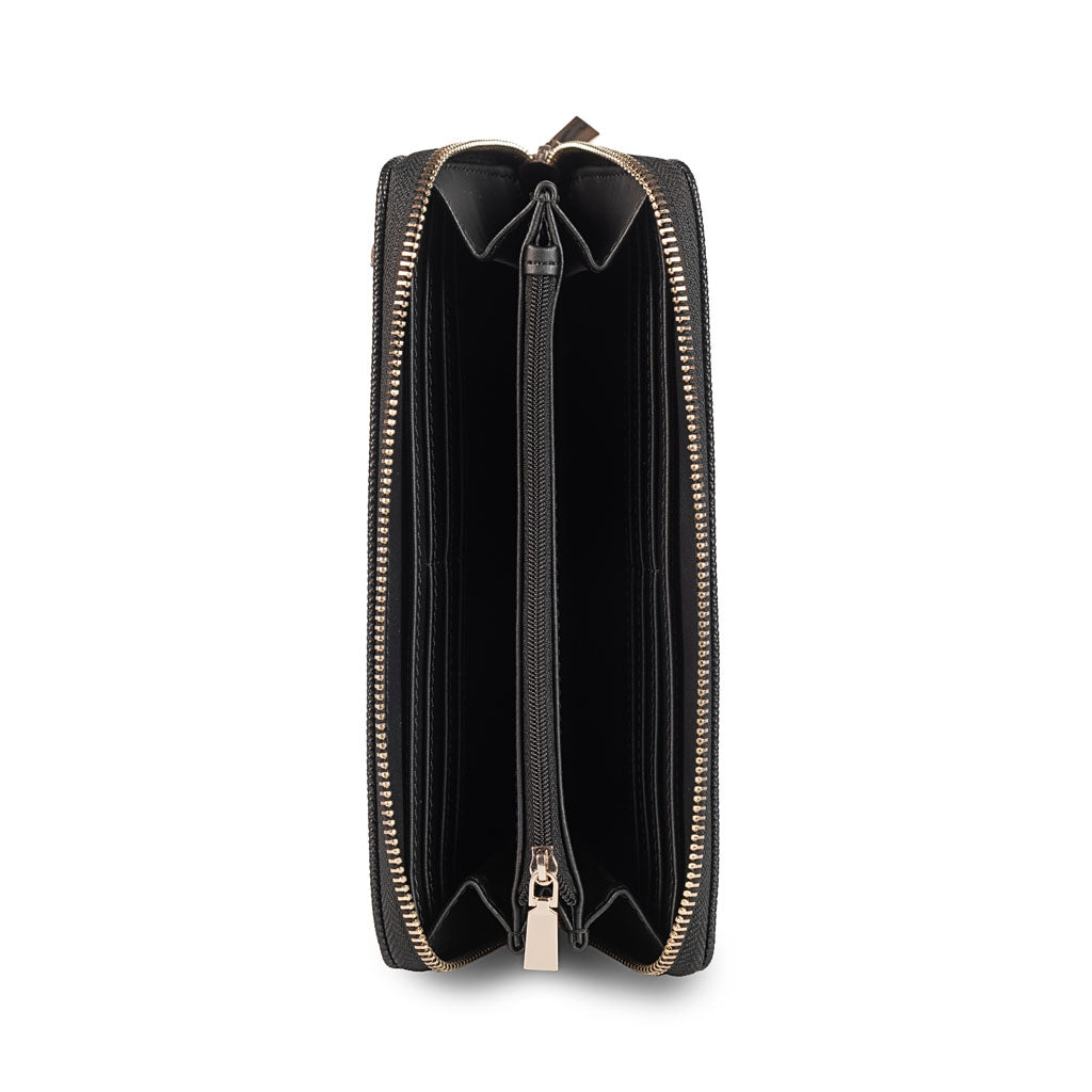 MAXI PORTAFOGLIO DONNA GUESS MOD. "LAUREL" - COL. NERO
