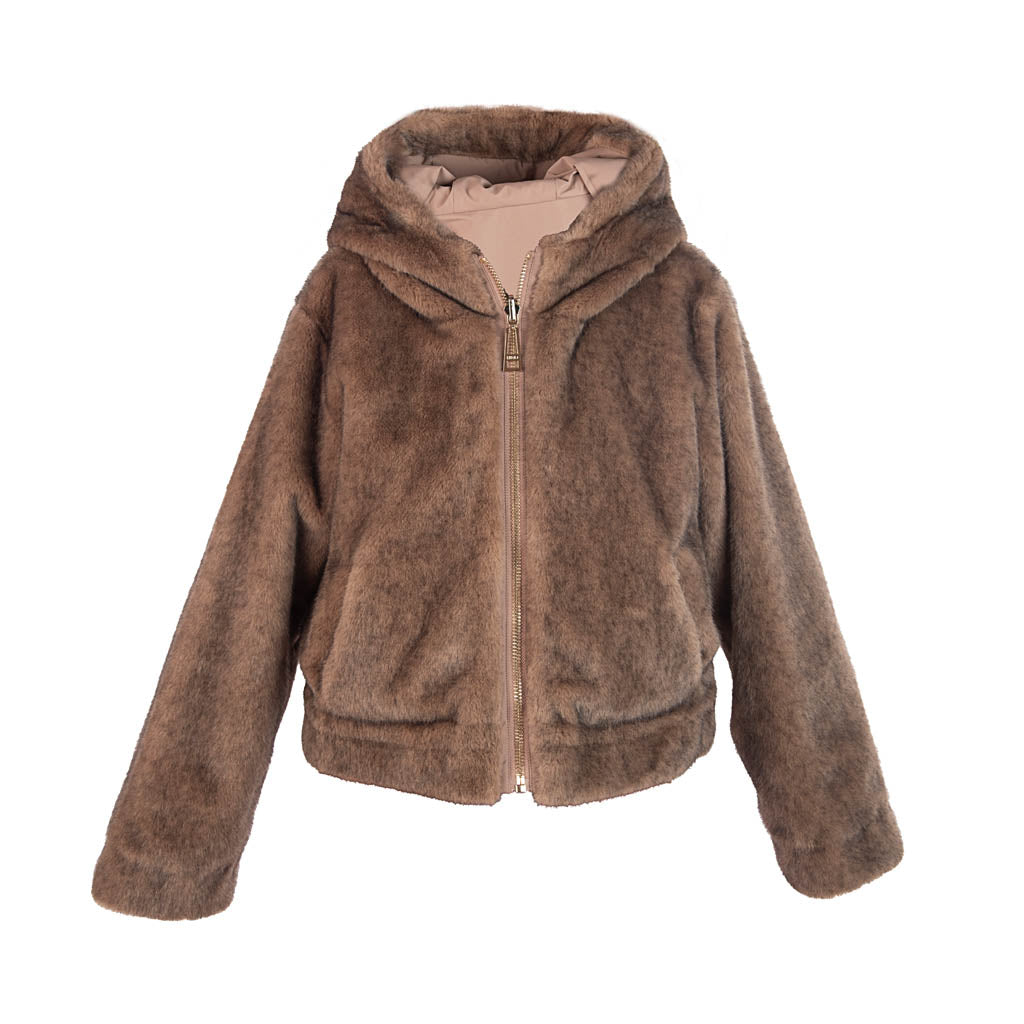 GIUBBOTTO DONNA LIU JO REVERSIBILE IN TEDDY - Colori disponibili: 2