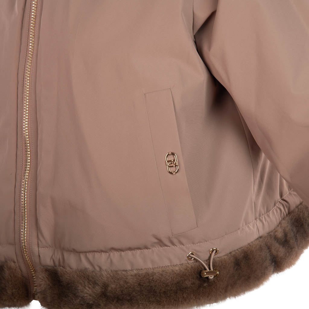 GIUBBOTTO DONNA LIU JO REVERSIBILE IN TEDDY - Colori disponibili: 2