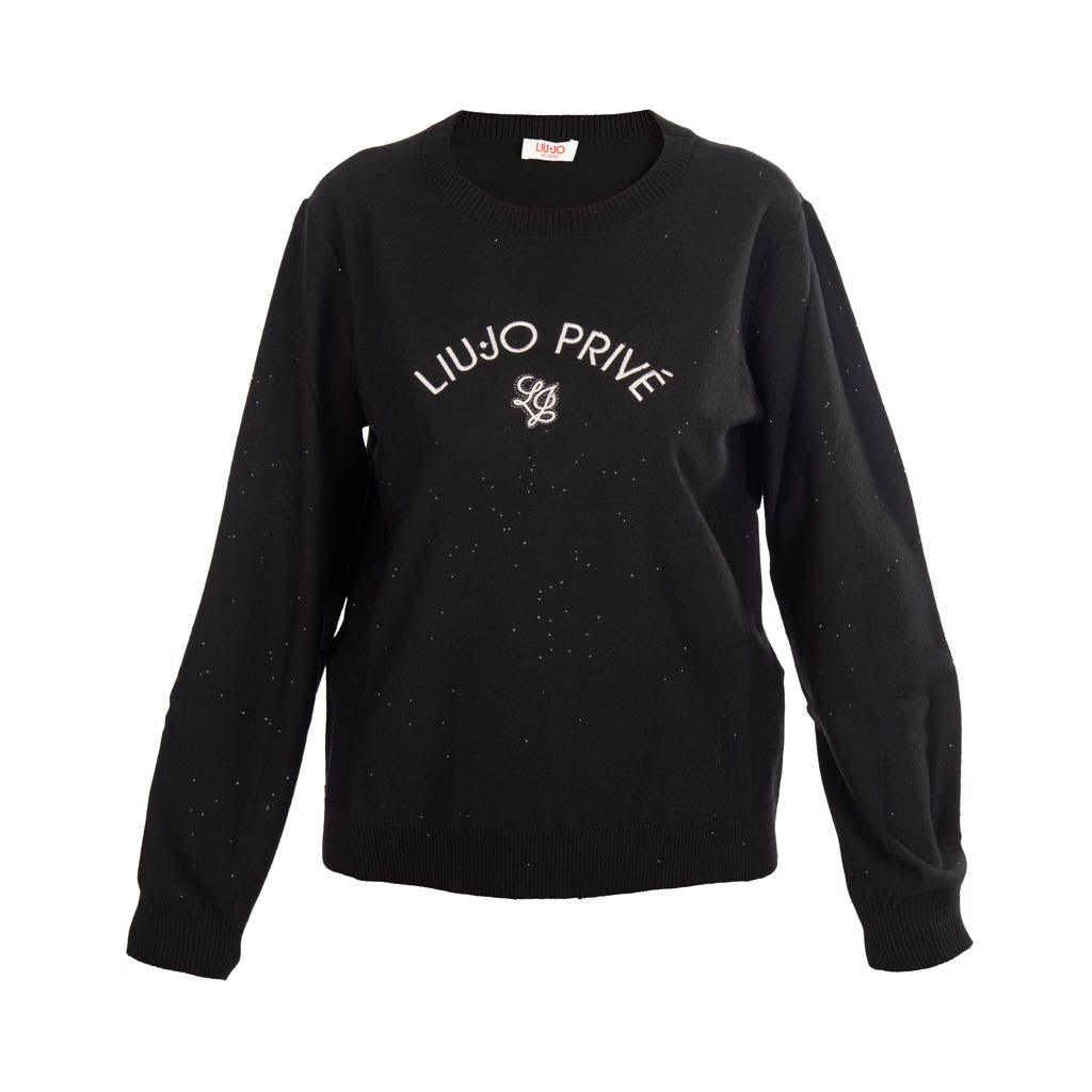 MAGLIA DONNA LIU JO CON MICRO PAILLETTES - Colori disponibili: 2