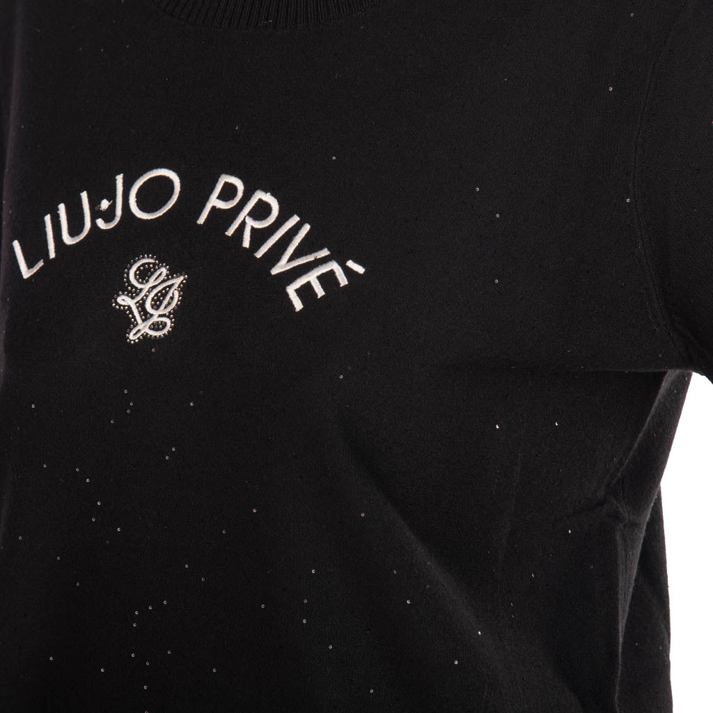 MAGLIA DONNA LIU JO CON MICRO PAILLETTES - Colori disponibili: 2
