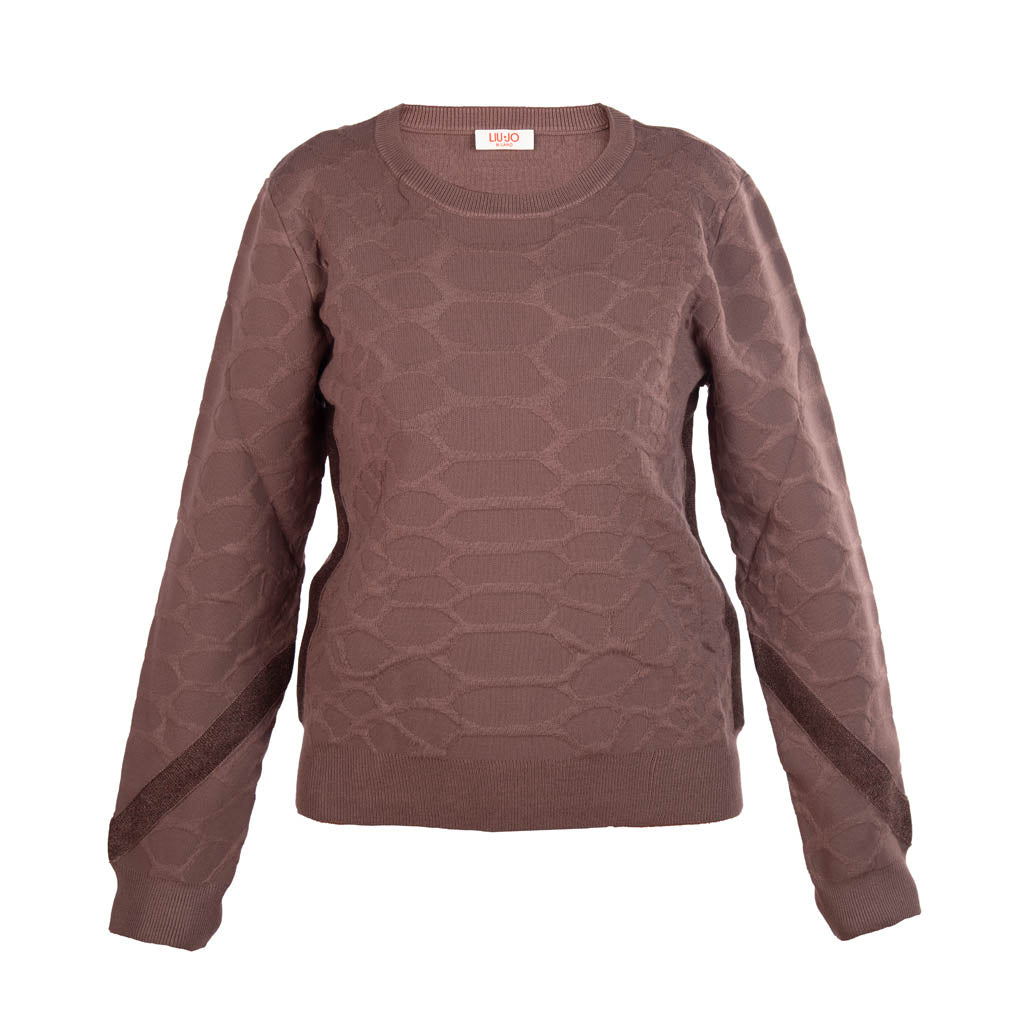 MAGLIA DONNA LIU JO JACQUARD - Colori disponibili: 3