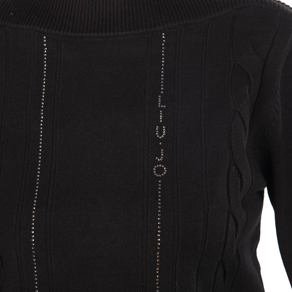 MAGLIA DONNA LIU JO CON PROFILI A CONTRASTO - Colori disponibili: 2