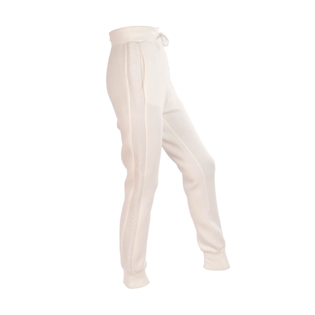 PANTALONE JOGGER DONNA GUESS IN MISTO VISCOSA - COL. BIANCO