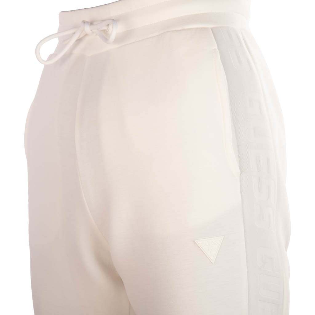 PANTALONE JOGGER DONNA GUESS IN MISTO VISCOSA - COL. BIANCO