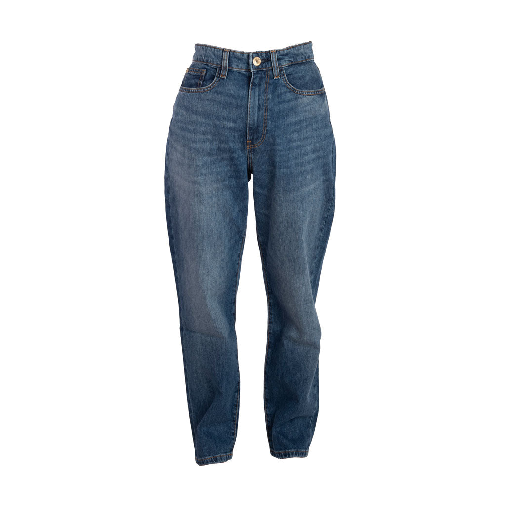 JEANS DONNA GUESS MOM FIT - COL. BLU DENIM