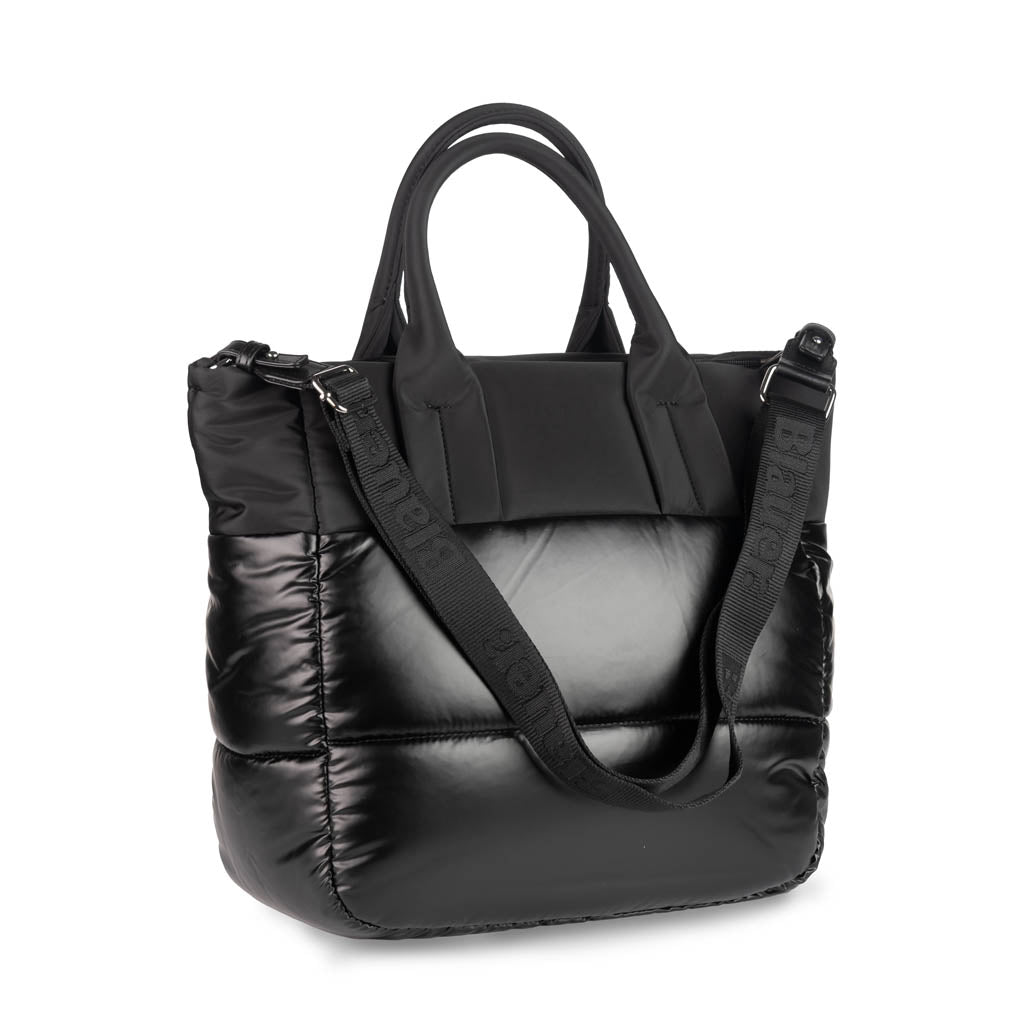 BORSA GRANDE DONNA BLAUER IN ECOPELLE CON TRACOLLA - COL. NERO