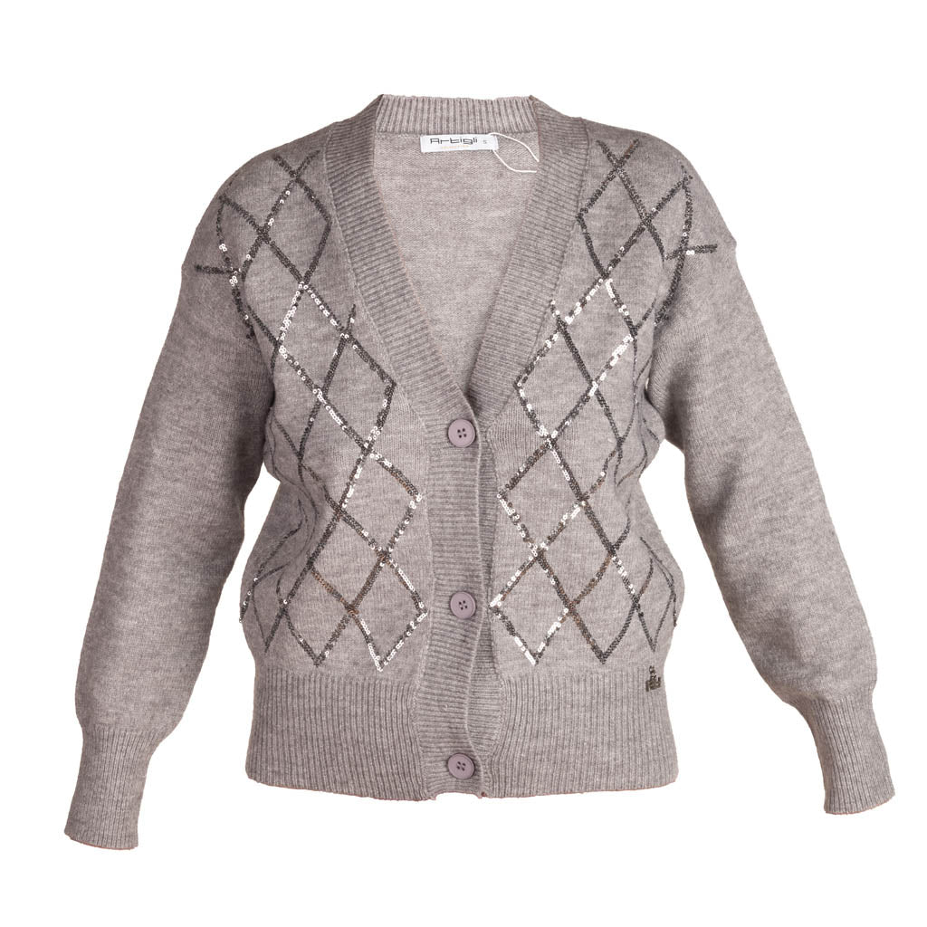 CARDIGAN DONNA ARTIGLI IN MISTO VISCOSA - Colori disponibili: 2