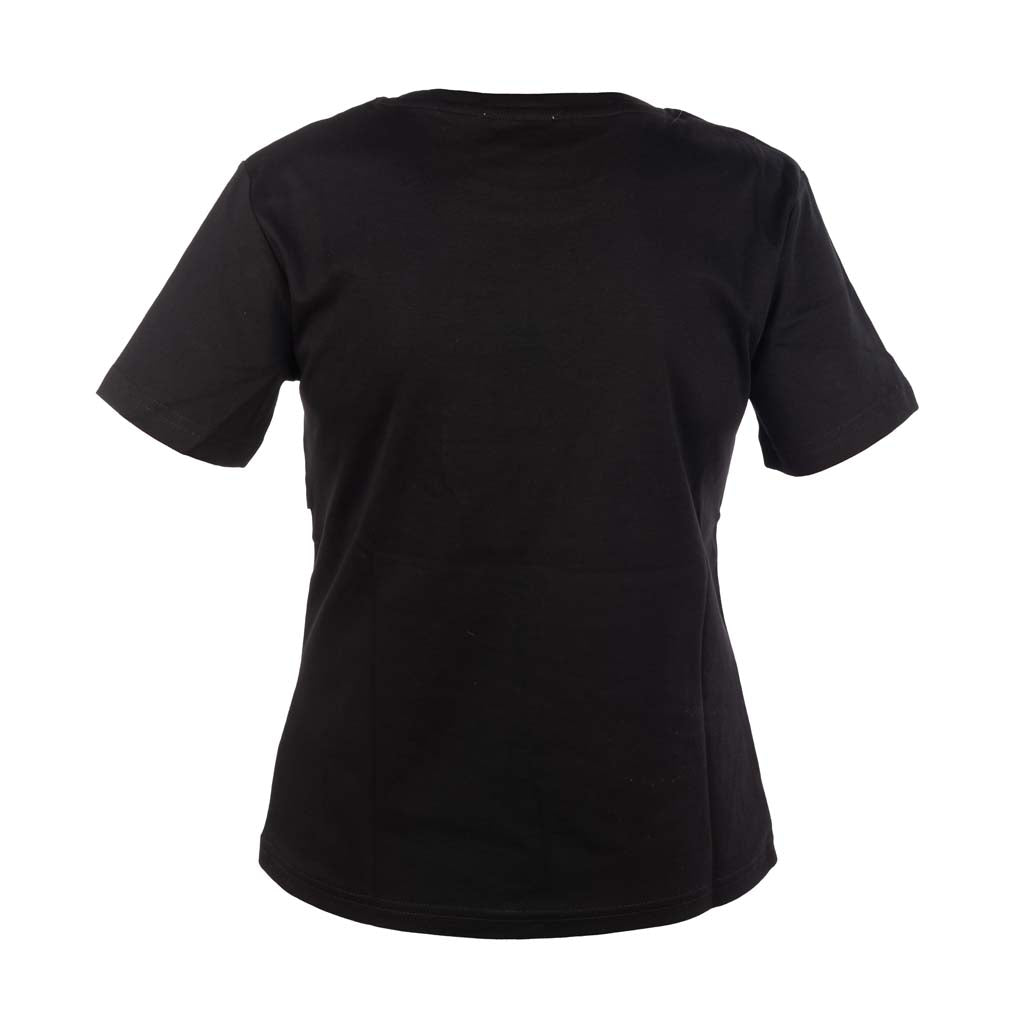 T-SHIRT DONNA GAUDI' CON FIOCCO E STRASS - Colori disponibili: 2