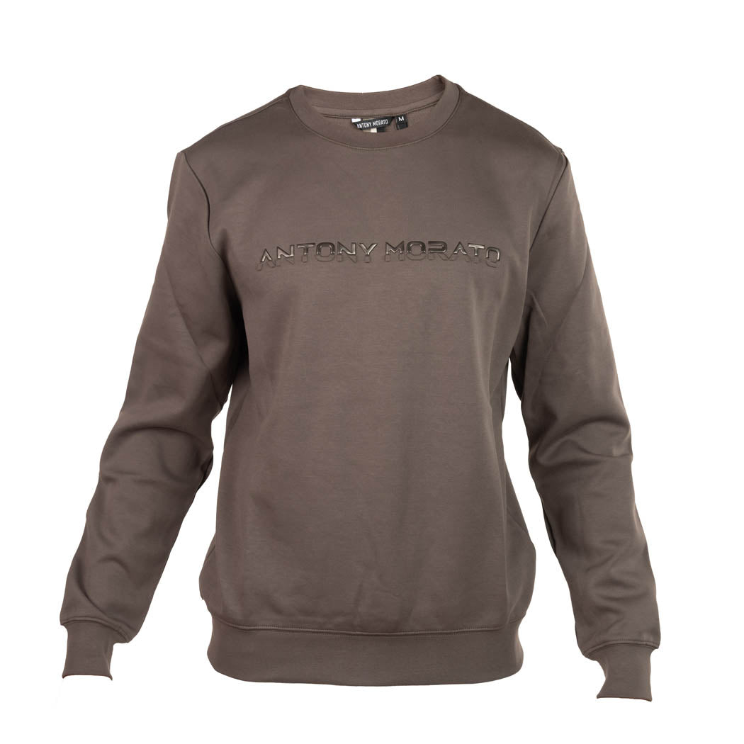 FELPA UOMO ANTONY MORATO CON LOGO IN RILIEVO - Colori disponibili : 2