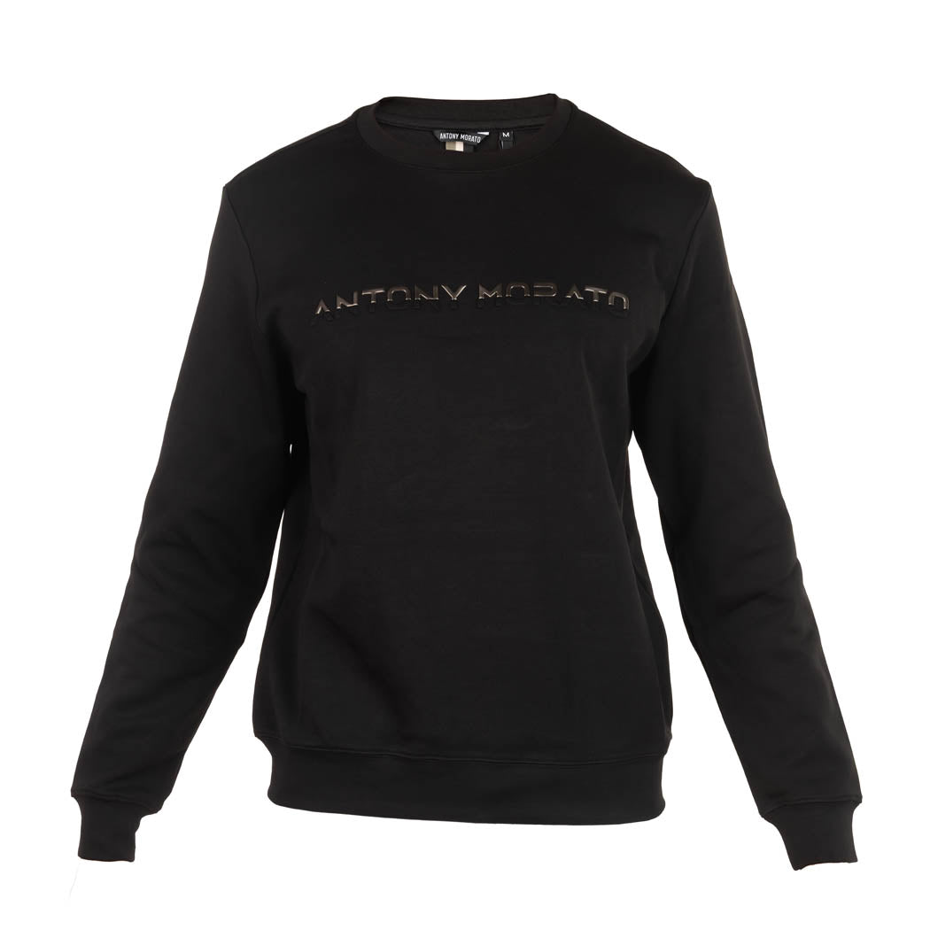 FELPA UOMO ANTONY MORATO CON LOGO IN RILIEVO - Colori disponibili : 2