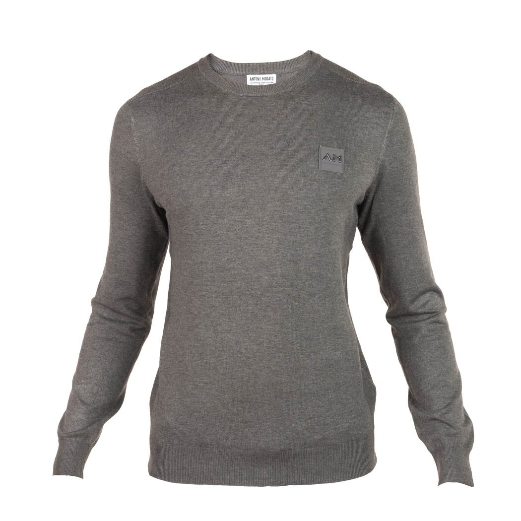MAGLIA UOMO ANTONY MORATO IN MISTO VISCOSA CON PATCH LOGATA - Colori disponibili: 2