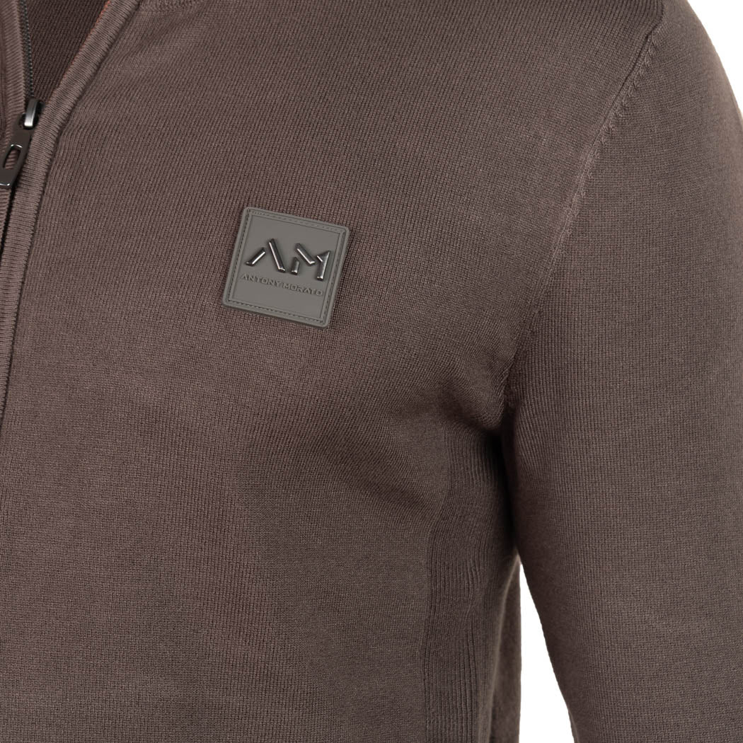 MAGLIA UOMO ANTONY MORATO IN MISTO VISCOSA CON ZIP - Colori disponibili: 2