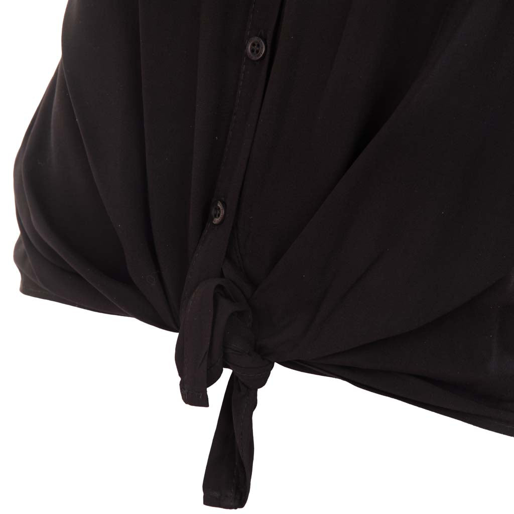 CAMICIA DONNA ARTIGLI CON NODO IN VISCOSA - Colori disponibili: 2