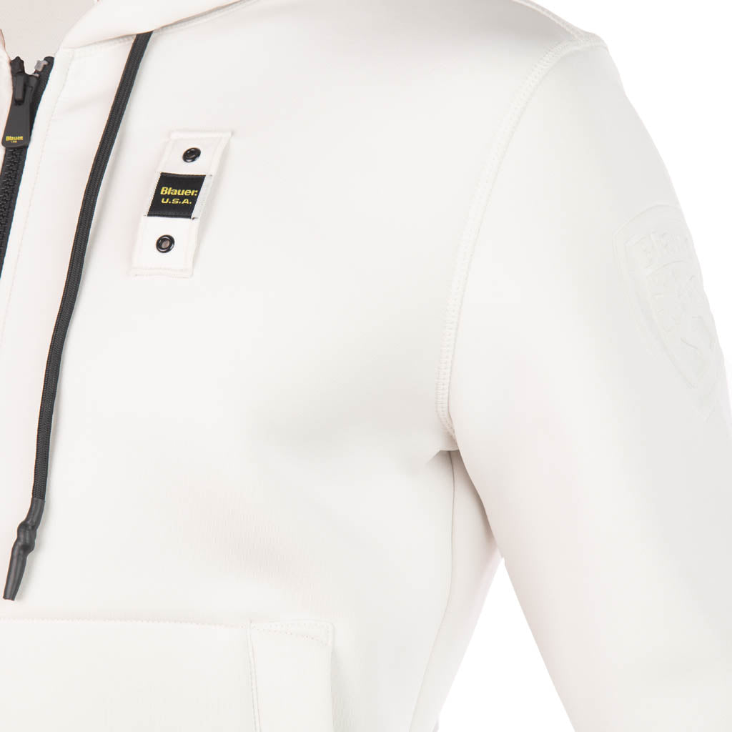 FELPA UOMO BLAUER CON CAPPUCCIO IN SCUBA MOD. "COLBY" - Colori disponibili: 2