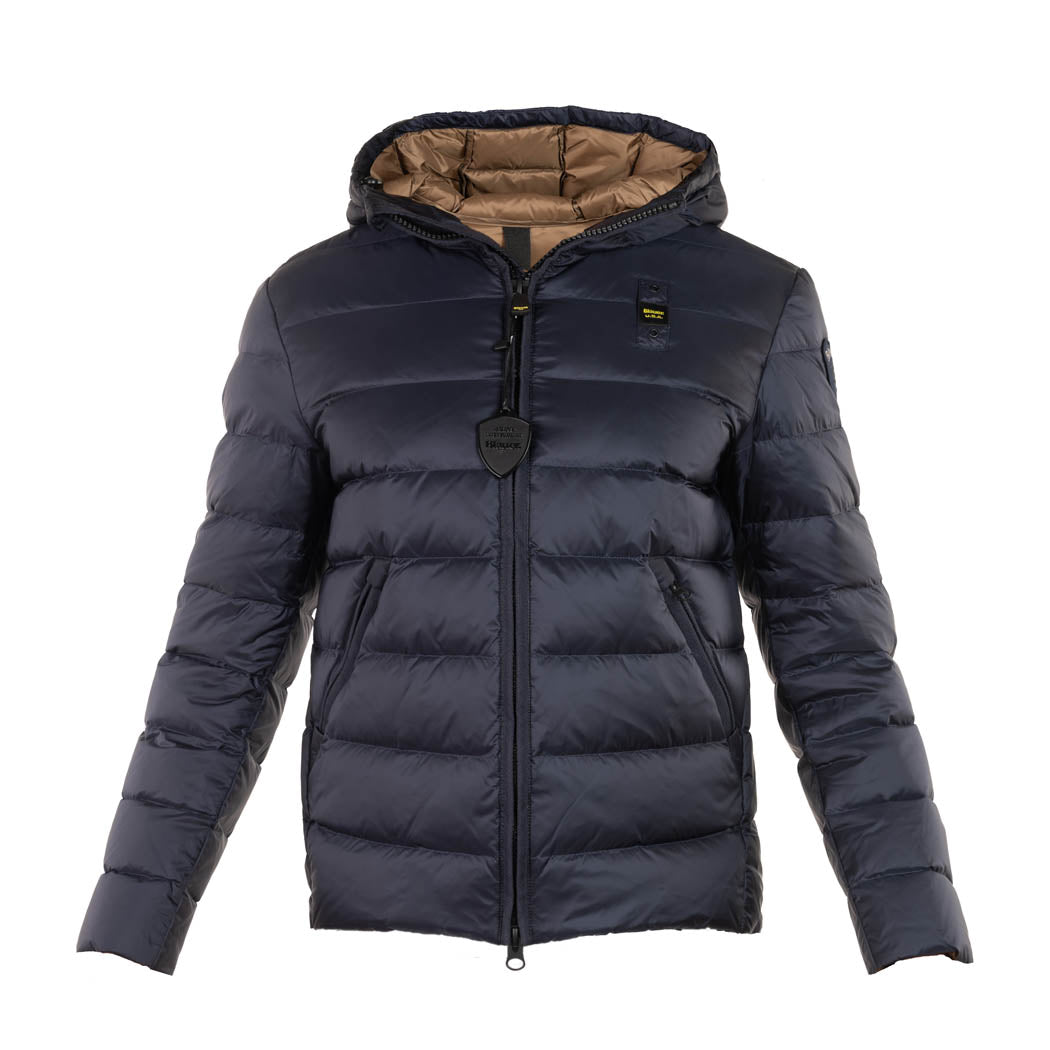 PIUMINO UOMO BLAUER CON CAPPUCCIO MOD. "ACTION" - Colori disponibili: 2