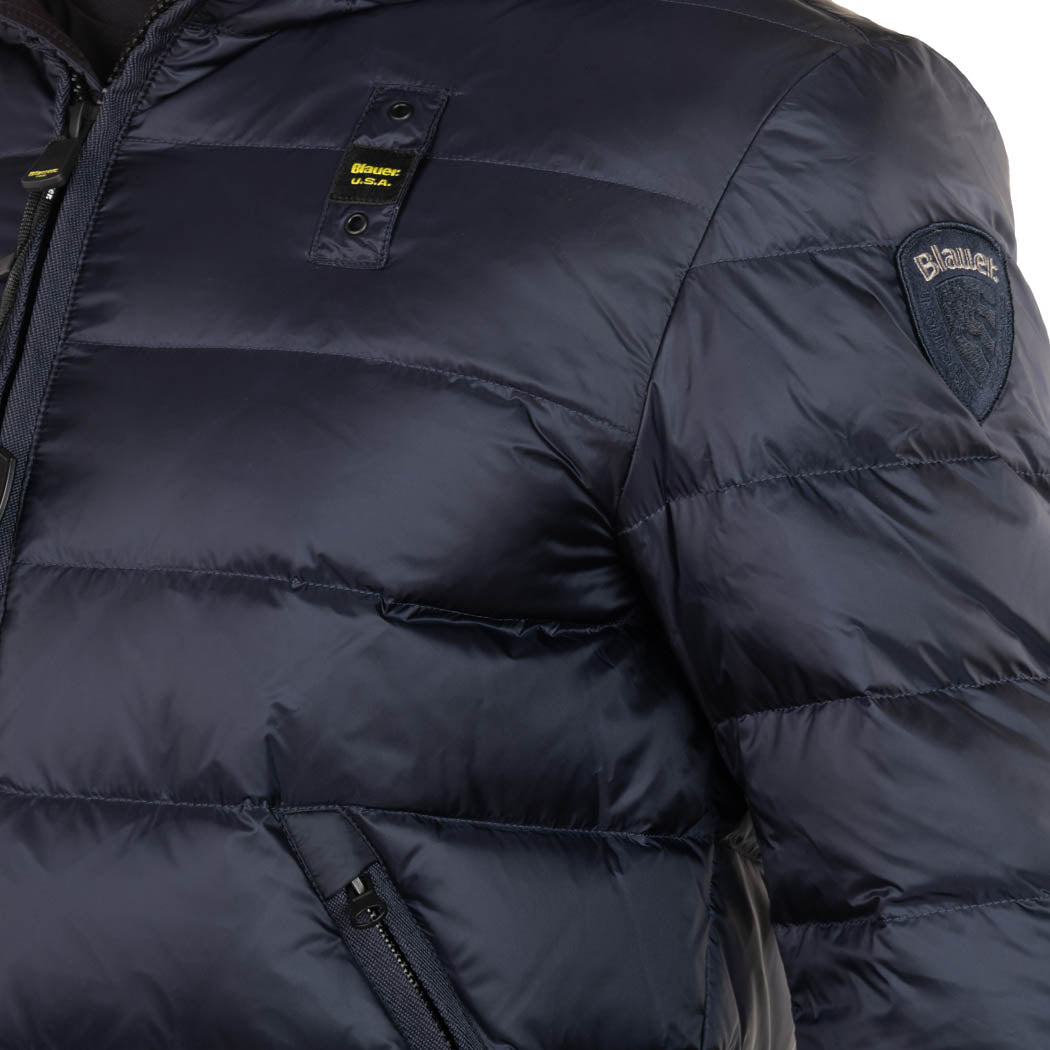 PIUMINO UOMO BLAUER CON CAPPUCCIO MOD. "ACTION" - Colori disponibili: 2