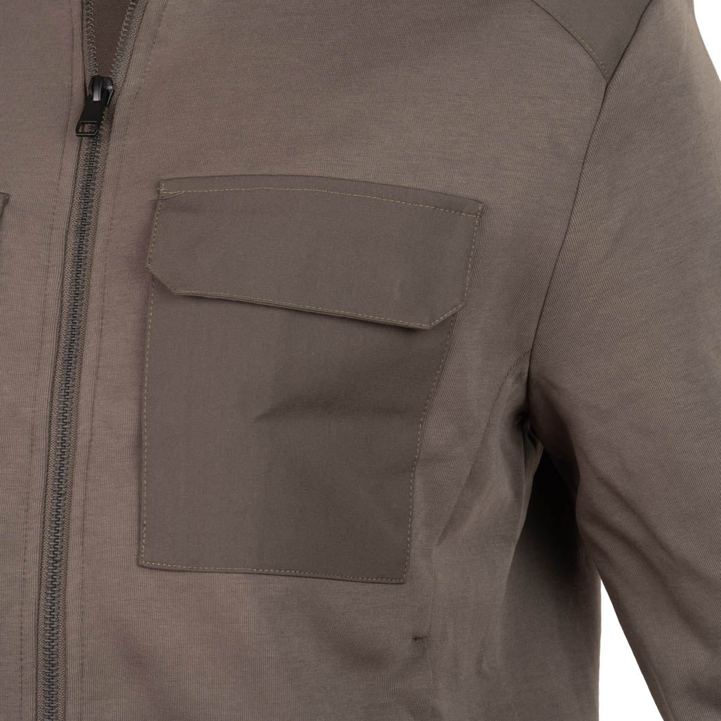 FELPA UOMO ANTONY MORATO CON ZIP IN MISTO COTONE CON TASCHE - COL.NERO