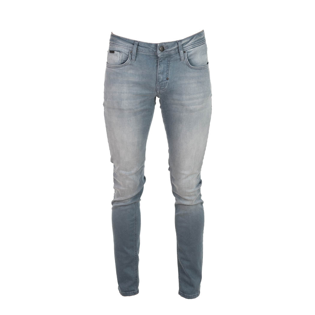 JEANS UOMO ANTONY MORATO MOD. "OZZY" TAPERED FIT IN DENIM ELASTICO - COL. BLU DENIM