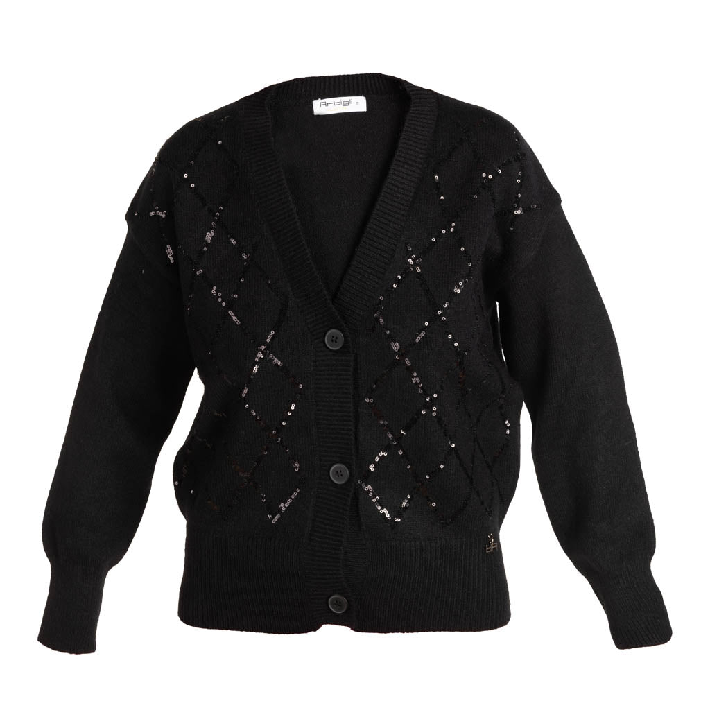 CARDIGAN DONNA ARTIGLI IN MISTO VISCOSA - Colori disponibili: 2