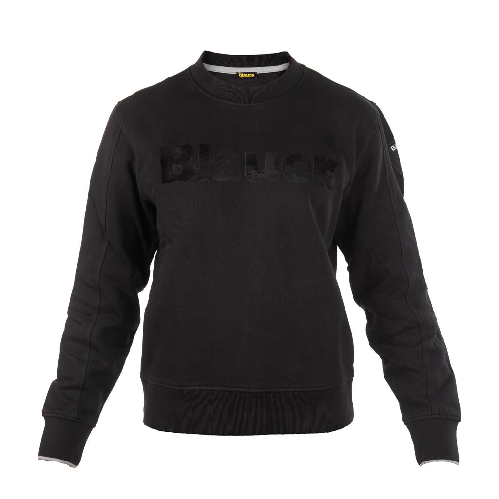 FELPA UOMO BLAUER GIROCOLLO CON LOGO FRONTALE - Colori disponibili: 2