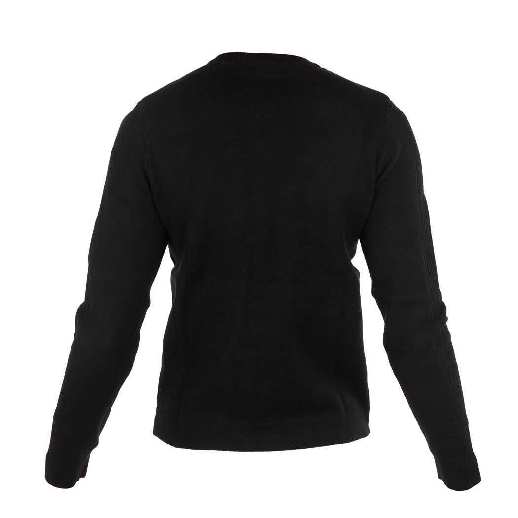 MAGLIA UOMO BLAUER CON SCRITTA FRONTALE - COL. NERO