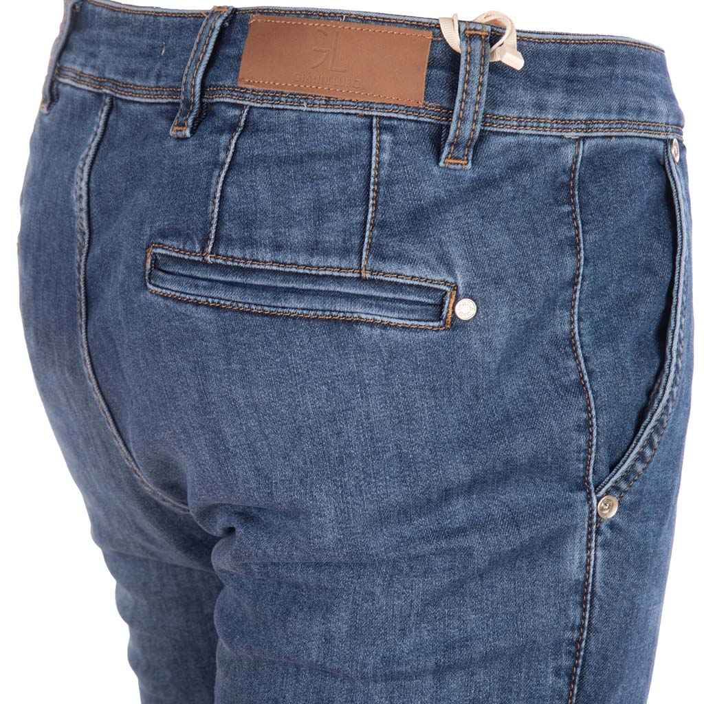 JEANS UOMO GIANNI LUPO MOD. "KENSON" - COL. DENIM BLU MEDIO