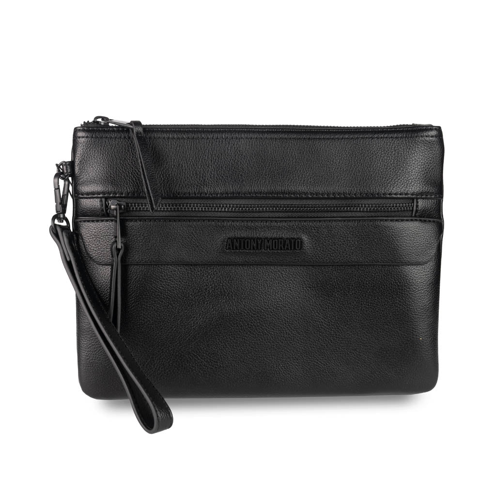 POCHETTE UOMO ANTONY MORATO IN ECOPELLE - COL. NERO