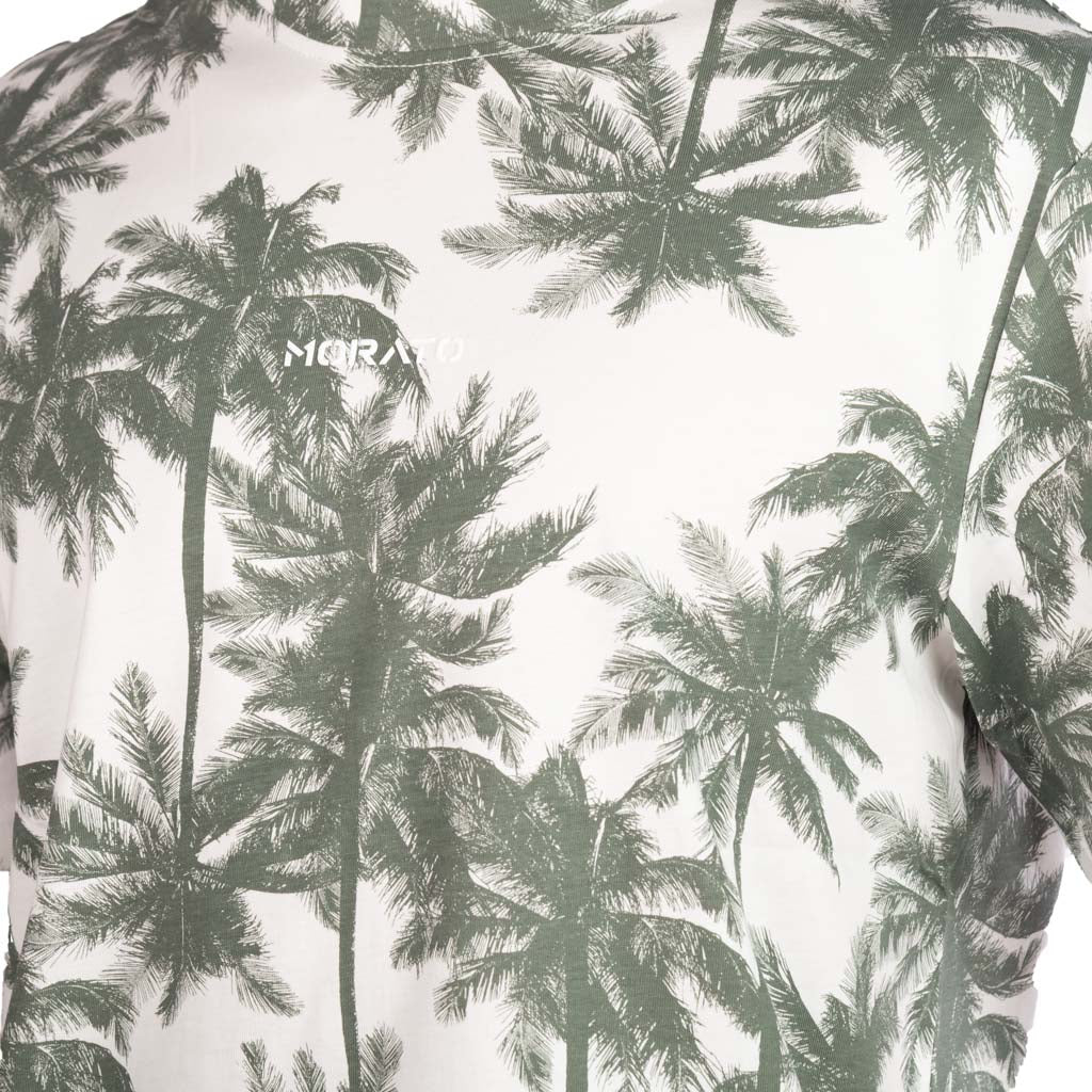 T-SHIRT ANTONY MORATO RELAXED FIT CON STAMPA ALL OVER - COL. VERDE AGAVE