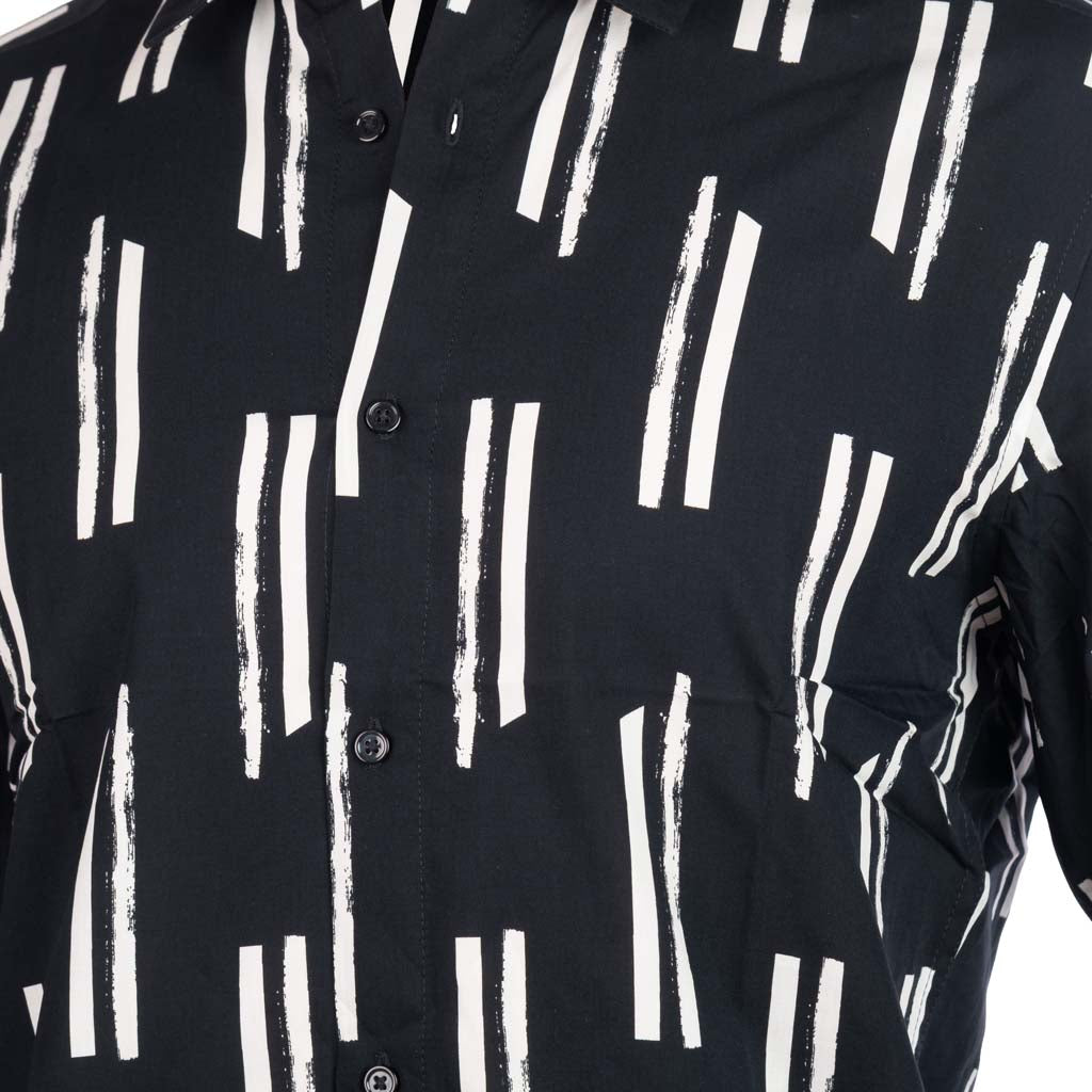 CAMICIA ANTONY MORATO REGULAR STRAIGHT FIT MOD. "BARCELONA" - COL. BLU MARINE