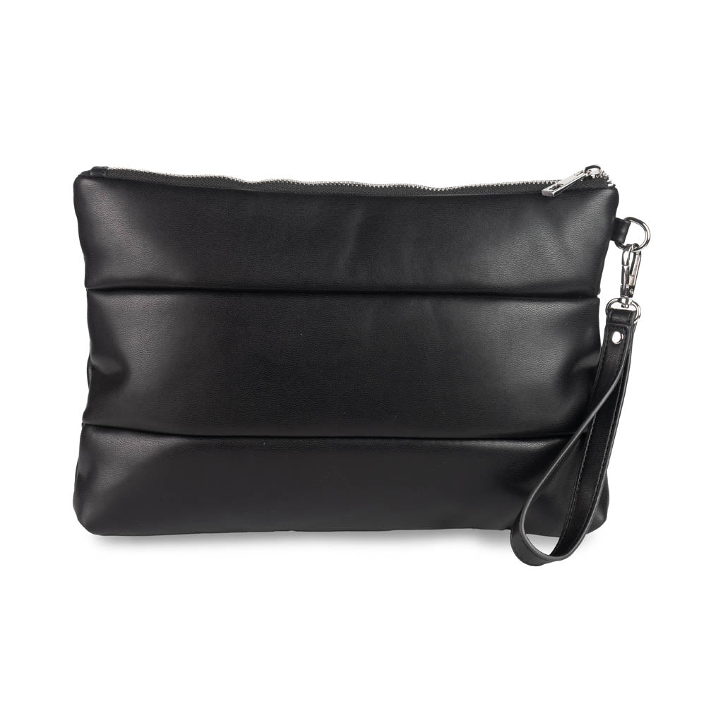 POCHETTE DONNA BLAUER CON LOGO SCUDO - COL. NERO