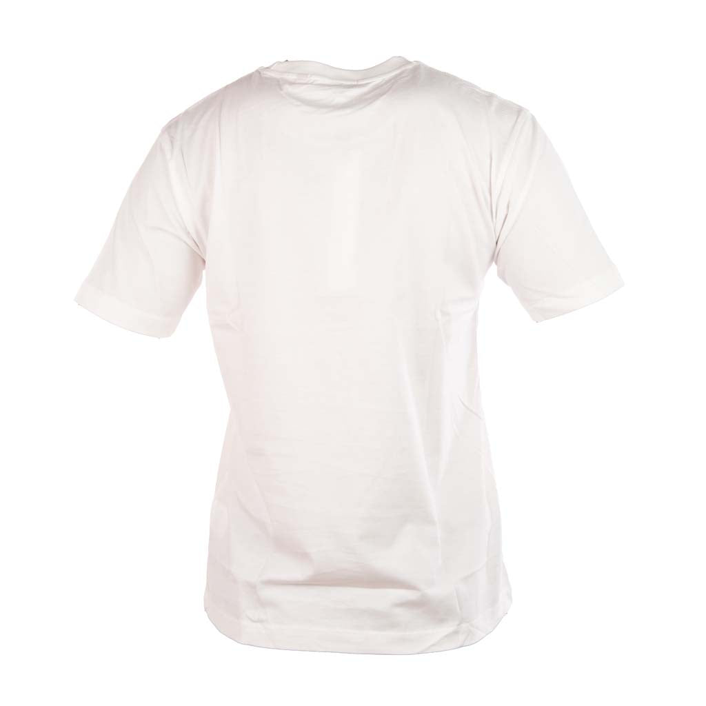 T-SHIRT UOMO GIANNI LUPO CON STAMPA VINTAGE "STAY WILD" - COL. BIANCO