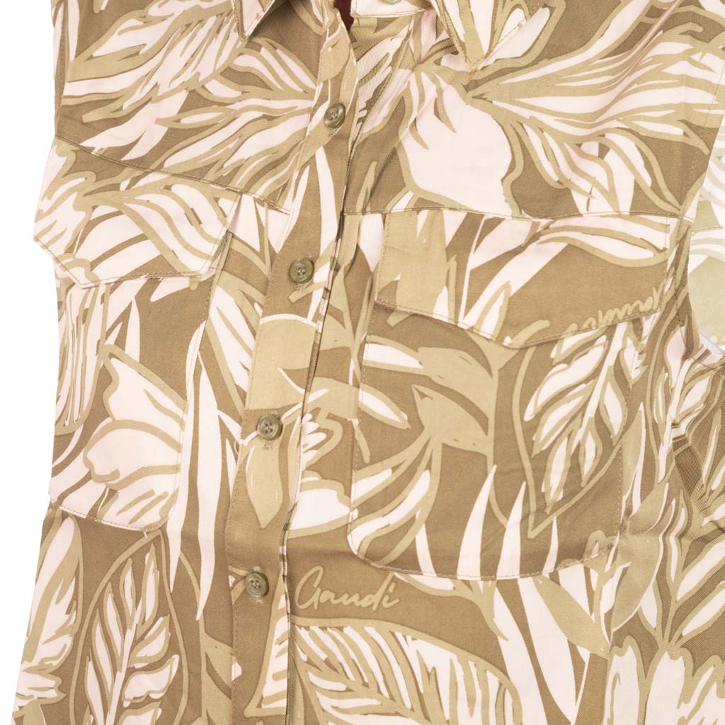 TOP DONNA GAUDI' CON COLLO A CAMICIA - COL. SALICE